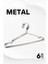 Metal Elbise Askısı Ekonomik 6 Adet Askı Seti 1