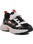Siyah-Kırmızı Cırtlı Çocuk Spor Ayakkabı 1866 F 1