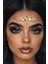 Gold Renk Işıltılı Kristal Yüz Taşı Face Gems Sticker 1