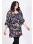 Kolları Fırfırlı 3/4 Kol Bluz 2
