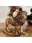 Aslan Figürü Biblo Gold Renkli 1