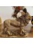 Aslan Figürü Biblo Gold Renkli 2
