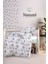 %100 Pamuklu Bebek Nevresim Takımı (Alezli) 5 Parça Kutulu Set 100X150CM 1