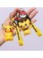 Pokemon Pikachu 3D Lüks Büyük Boy Silikon Anahtarlığı ve Çanta Aksesuarı 2 Adet 2