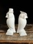 Baykuş 2'li Eş Figür Biblo Dekor 15X8X6 cm - 13,5X7X6 cm 2