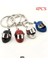 Metal Kask Anahtarlık Stereo 3D 4
