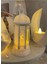 Ramazan Feneri - (Tealight LED Hediyeli ) Fanos Ev Ofis Süsü Hoşgeldin Ramazan Işık Modern Dekorati 1