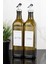 2li 750 ml Amber Cam Yağdanlık Zeytinyağı ve Ayçiçek Yağı Etiketli Gri Renk Tıpalı Yağlık Sosluk 4