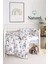 %100 Pamuklu Bebek Nevresim Takımı (Alezli) 5 Parça Kutulu Set 100X150 cm 1
