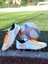 001 Erkek Çocuk Krampon Futbol Ayakkabısı Beyaz - Oranj 2