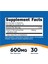 Uridine Monophosphate 60 Capsules, 600 Mg Per Serving - Vegan, 30 Servings.abd Menşei 5