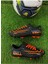 001 Erkek Çocuk Krampon Futbol Ayakkabısı Siyah - Oranj 1