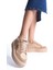 Prag Premium Bağcıklı Ortopedik Kadın Sneaker - Ten 2