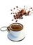 Çekirdek Kahve Fincanı Latte Çanta Charm Barista Aksesuarı Kahve Severlere Özel Tasarım Anahtarlık 1