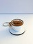 Çekirdek Kahve Fincanı Latte Çanta Charm Barista Aksesuarı Kahve Severlere Özel Tasarım Anahtarlık 2