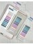 10 Renkli Cetvelli Mor ve Mavi Tonlar Oval Kenar Şeffaf Pet Indeks Sticker/ındex Sticker/post-It 4