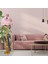 Vintage Ahşap Gold Ayak Pudra Pembe Lambader Püskül Süsleme 170 x 45 cm LM10422 2