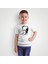 Kız Çocuk Atatürk Baskılı Bisiklet Yaka Kısa Kollu T-Shirt 1