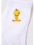 Tweety Nakışlı Beyaz Soket Çorap 1910859-620 2