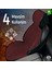 Ford Connect Uyumlu Koltuk Kılıfı Minder Çizgili Siyah Kırmızı 2+1 Ön Arka Set 2