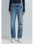 Barcelona Kolej Indigo Mavisi Jean Pantolon 101047-89197 4