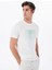 Bisiklet Yaka Baskılı Ekru Erkek T-Shirt ACE091252411_EKR 3