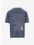 Gmg Fırenze Bisiklet Yaka Indigo Erkek T-Shirt ZR24MSS03051 2