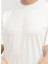 Bisiklet Yaka Beyaz Erkek T-Shirt Traın Lux Tee 2