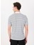 Çizgili Beyaz Erkek Polo T-Shirt J5SM-TST7317 5