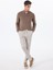 Bağlamalı Bel Normal Paça Slim Fit Bej Erkek Pantolon ACE001252273_BEJ 1