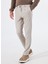 Bağlamalı Bel Normal Paça Slim Fit Bej Erkek Pantolon ACE001252273_BEJ 2