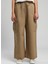 Standart Bel Straight Deve Tüyü Kadın Pantolon 252 Lcf 221004 Patrıcıa A. Camel 2