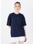 Bisiklet Yaka Lacivert Kadın T-Shirt The Relax Tshırt 4010 3