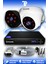 2 Kameralı Uzay 1 İç Kamera Set HDD'siz Full HD Gece Görüşlü Güvenlik Kamerası Sistemi 1