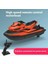Sıcak Yüksek Hızlı Uzaktan Kumanda Tekne 2.4g Rc Jet Ski Mini Elektrikli Motorlu Tekne Çocuklar Için Çift Motorlu Yaz Su Oyun Çocuk Hediye Turuncu 4