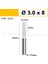 3.0X8X3.175MM (2319) Ø0.8-6mm Katı Karbür Tek Flüt Düz Yönlendirici Bit End Mill Cnc Freze Kesicisi Gravür Aracı Akrilik Mdf Plastik HRC63 (Yurt Dışından) 1