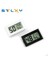 Sıcaklık Nem Mini Siyah Beyaz Dijital LCD Kapalı Uygun Sıcaklık Sensörü Nem Ölçer Termometre Higrometre Ölçer (Yurt Dışından) 2