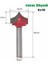 06 1 Adet 6mm Shank Freze Kesicisi Ahşap Oyma Ahşap Cnc Yuvarlak Uç Uçları Yuvarlak Nokta Kesme Ucu Çalkalayıcı Keskin Kesici Katı Karbür Araçları (Yurt Dışından) 1