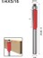 02 1/4 Adet 6mm 1/4 "shank Gömme Trim Freze Uçları End Mill Ahşap Uzatılmış Kırpma Kesiciler Rulman ile Ağaç Işleme Aleti End Mill (Yurt Dışından) 1