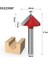 6X22X90 6mm Shank 3D V Şeklinde Bilgisayar Oyma Bıçağı Cnc Katı Karbür Parmak Freze Kesici Ağaç Işleme Mdf Yönlendirici Bit 60/90/120/150 Derece (Yurt Dışından) 1