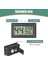Tel Siyah Yeni Mini Dijital LCD Kapalı Uygun Sıcaklık Sensörü Nem Ölçer Termometre Higrometre Akvaryum Aletleri Ölçer (Yurt Dışından) 5