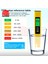 Sarı Dijital Ph Ec Tds Metre Test Cihazı Sıcaklık Kalem Su Saflığı Ppm Filtre Hidroponik Akvaryum Havuz Suyu Monitör Ph 0-9990PPM (Yurt Dışından) 5