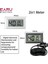 Telli Beyaz Mini LCD Dijital Termometre Higrometre Termostat Kapalı Uygun Sıcaklık Sensörü Nem Ölçer Ölçer Aletler Probu (Yurt Dışından) 4