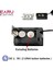 Telli Beyaz Mini LCD Dijital Termometre Higrometre Termostat Kapalı Uygun Sıcaklık Sensörü Nem Ölçer Ölçer Aletler Probu (Yurt Dışından) 5