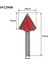22MM 60 Derece 1 Adet Değirmen Tungsten Çelik Ağaç Işleme Freze Kesicisi V Bit Cnc Katı Karbür Uç 3D Ahşap Yönlendirici Bit 60 90 120 150 Derece 6mm (Yurt Dışından) 1