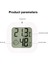 Beyaz Mini LCD Dijital Termometre Higrometre Kapalı Oda Elektronik Sıcaklık Nem Ölçer Sensörü Ölçer Ev Için Hava Istasyonu (Yurt Dışından) 5