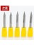 5491 Huhao 1 Pc 6mm 2 Flüt Düz Gravür Uçları Derin Kesici Ahşap Cnc Oyma V Tipi Uçları Oyma Tezgahları 50MM End Mill (Yurt Dışından) 1