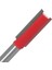 A-02 1/4 "6mm Shank Düz Bit Tungsten Karbür Tek, Çift Flüt Yönlendirici Bit Ahşap Freze Kesicisi Ahşap Sondaj Ağaç Işleme Araçları (Yurt Dışından) 3