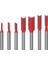 A-02 1/4 "6mm Shank Düz Bit Tungsten Karbür Tek, Çift Flüt Yönlendirici Bit Ahşap Freze Kesicisi Ahşap Sondaj Ağaç Işleme Araçları (Yurt Dışından) 4