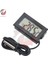FY-10BLACK 1m Mini LCD Dijital Termometre Higrometre Termostat Kapalı Uygun Sıcaklık Sensörü Nem Ölçer Ölçer Aletleri Probu (Yurt Dışından) 1
